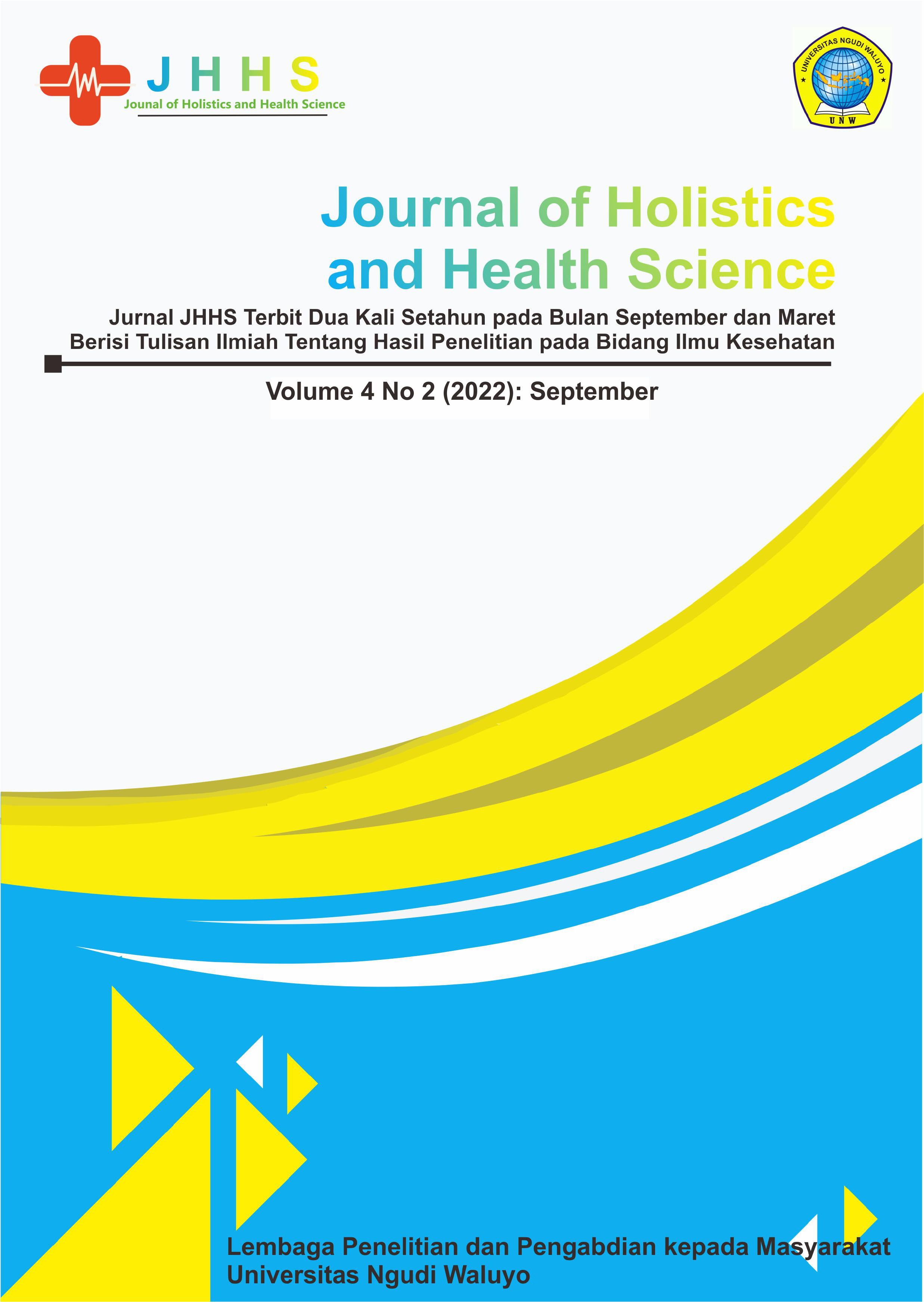 					View Vol. 4 No. 2 (2022): Journal of Holistics and Health Sciences (JHHS), September
				